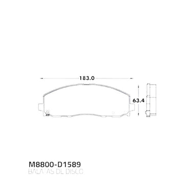 Balata Garanti M8800-D1589