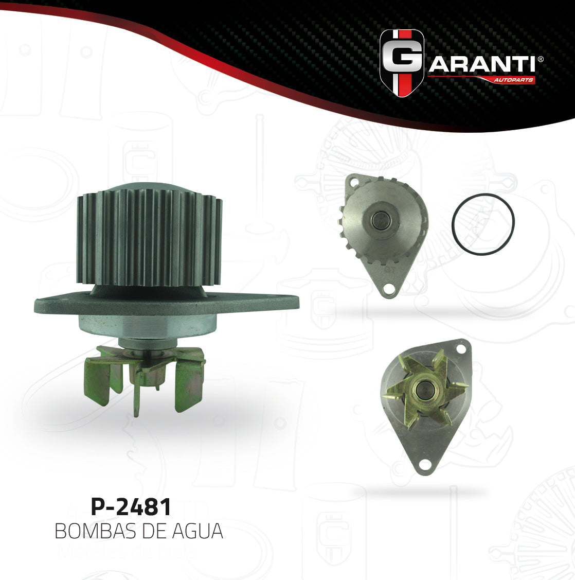 Bomba de agua Garanti P-2481