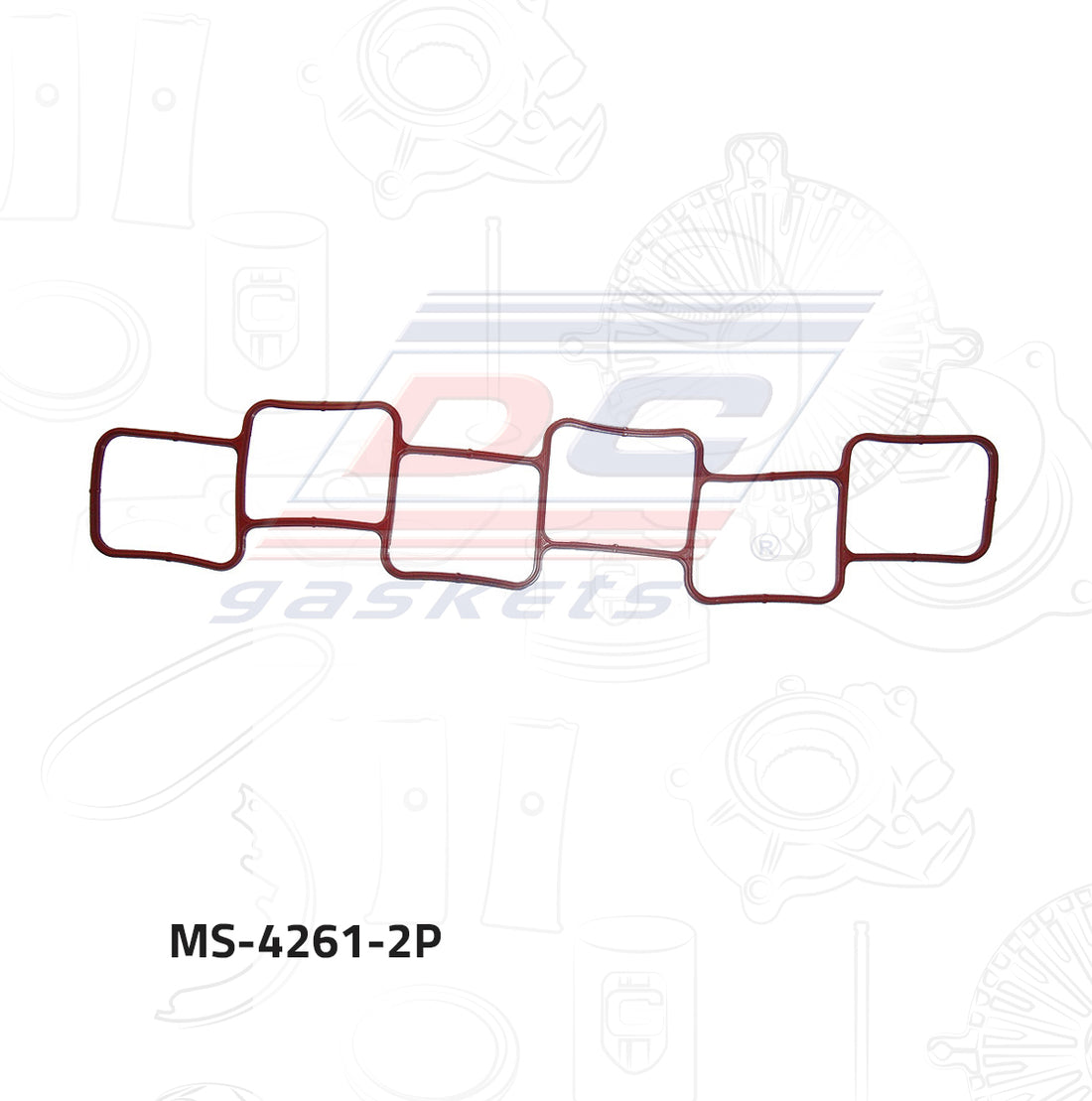 Empaque de múltiple MS-004261-2P DC GASKETS