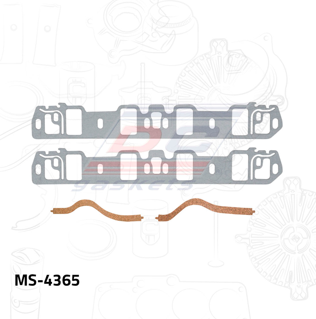 Empaque de múltiple admisión MS-004365 DC GASKETS
