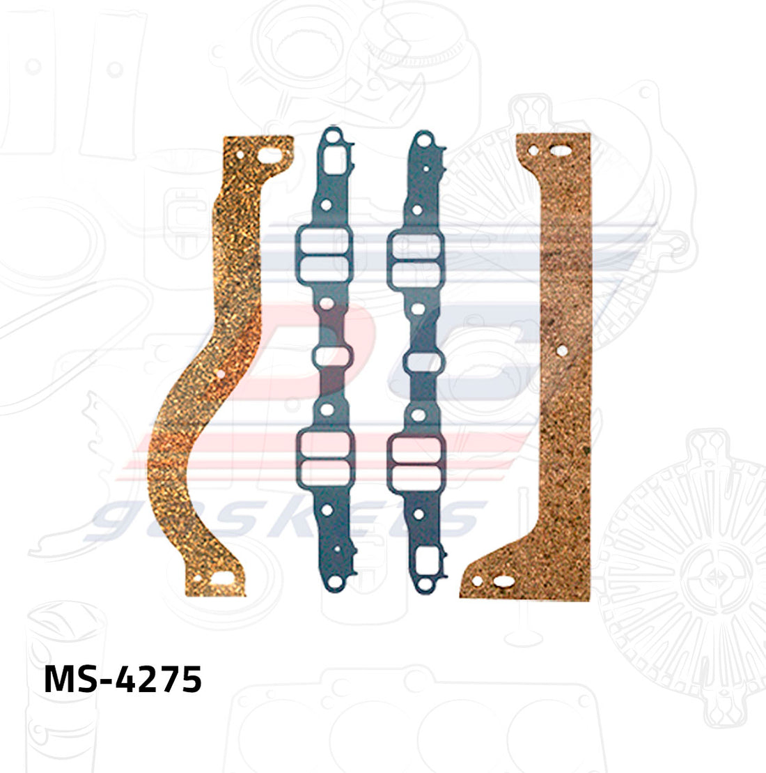 Empaque de múltiple admisión MS-004275 DC GASKETS