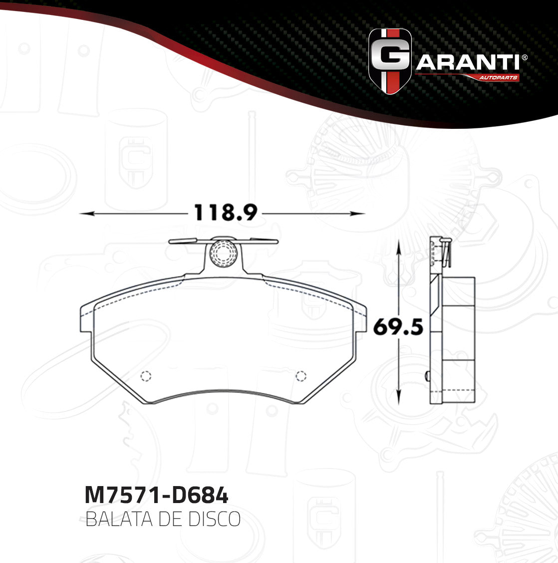 Balata Garanti M7571-D684