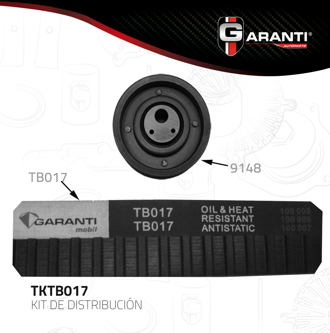 Kit Distribucion Garanti TKTB017