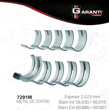 Metales de centro 7291M-030 (GARANTI)