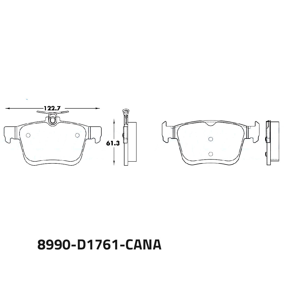 Balata Canabrake 8990-D1761-CANA