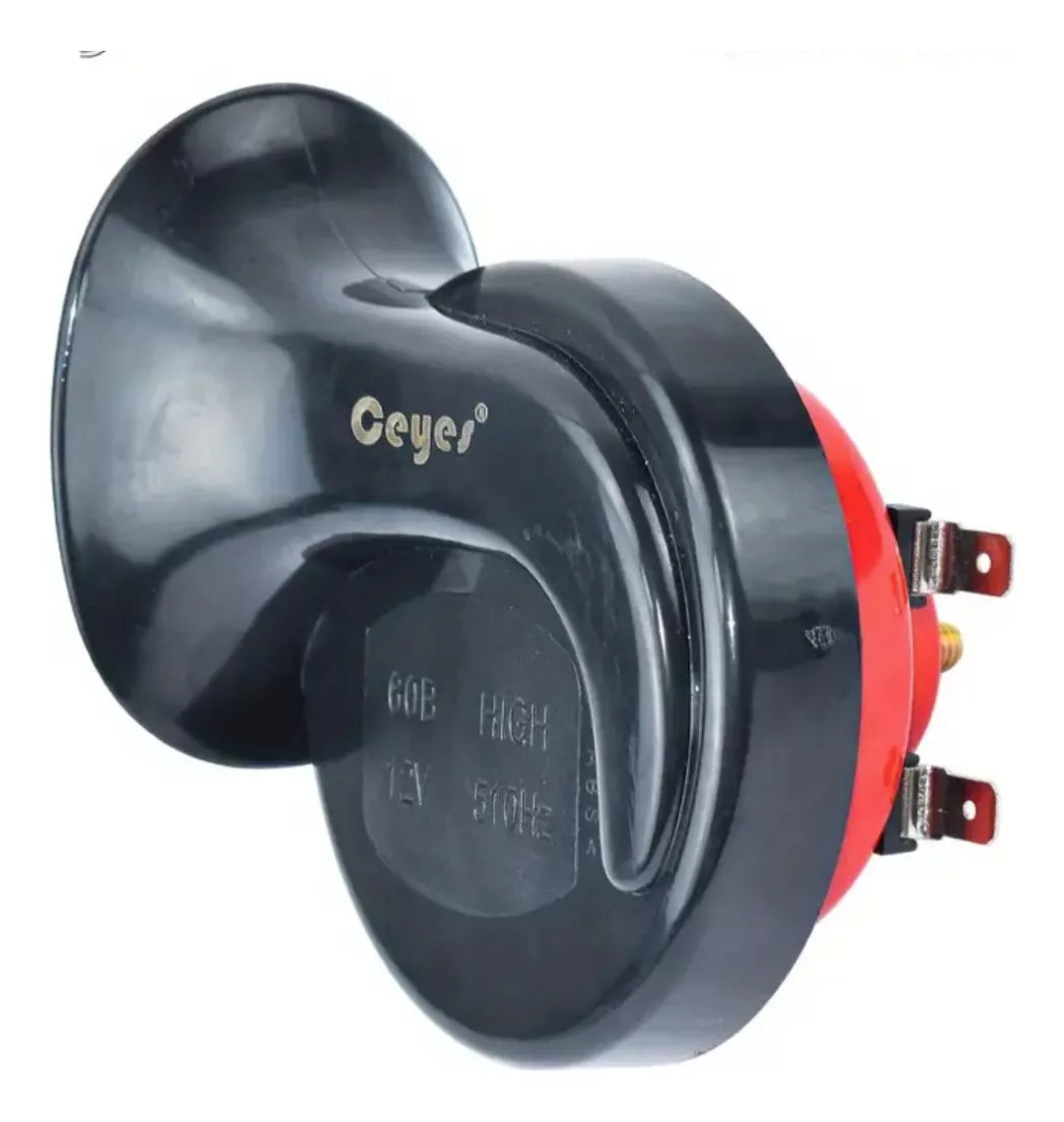 Bocina Claxon tipo caracol 12V (Bruck)