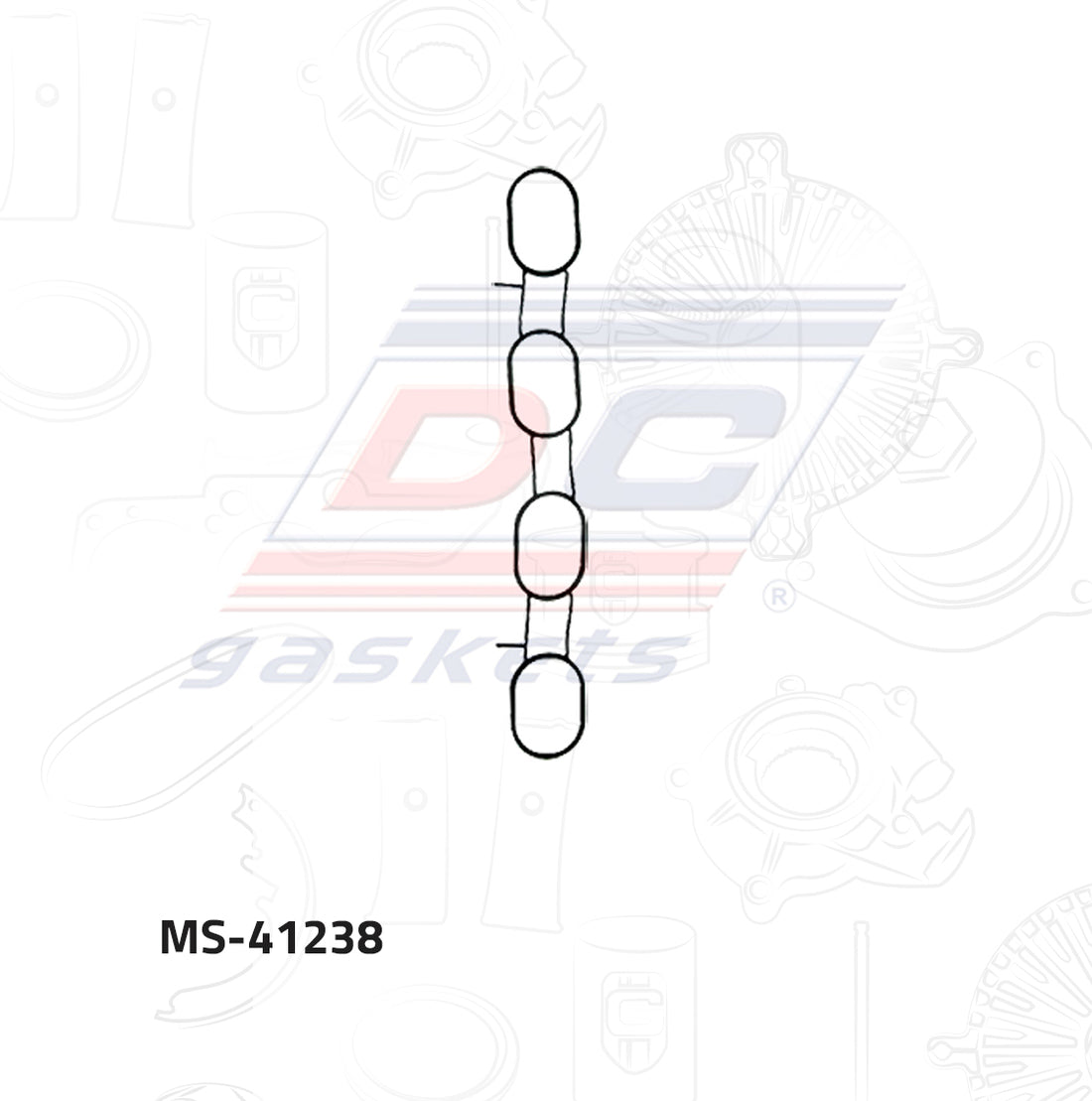 Empaque de múltiple admisión MS-041238 DC GASKETS