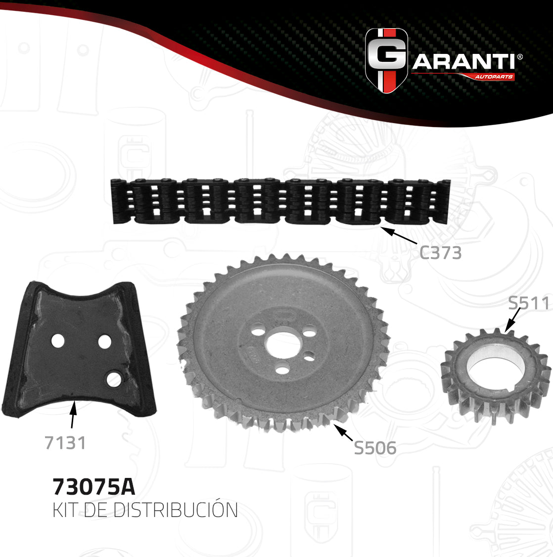 Kit Distribucion Garanti 73075A