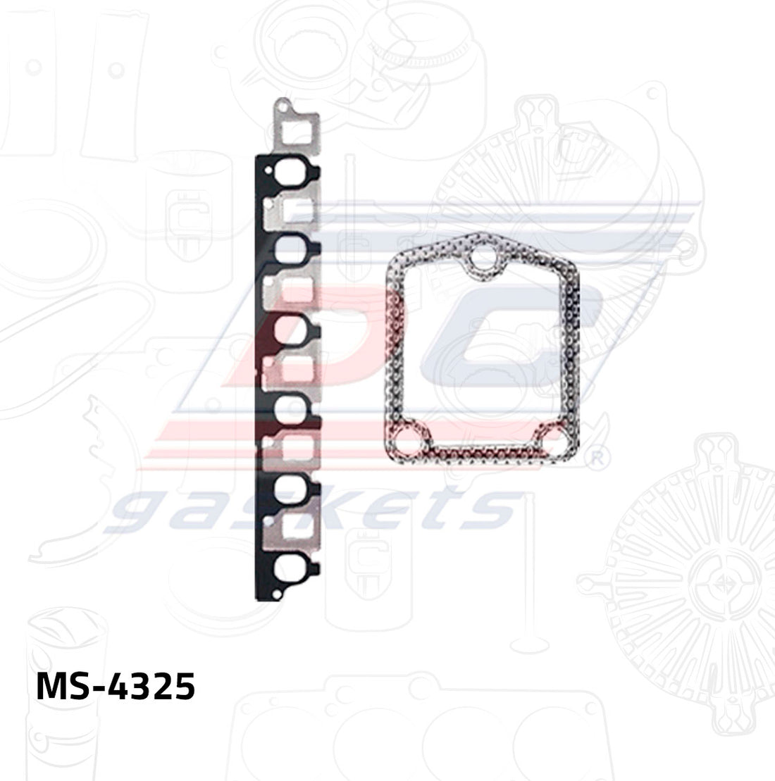 Empaque de múltiple MS-004325 DC GASKETS
