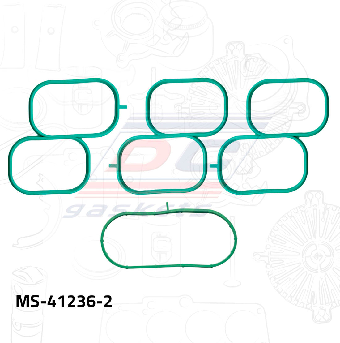 Empaque de múltiple admisión MS-041236-2 DC GASKETS