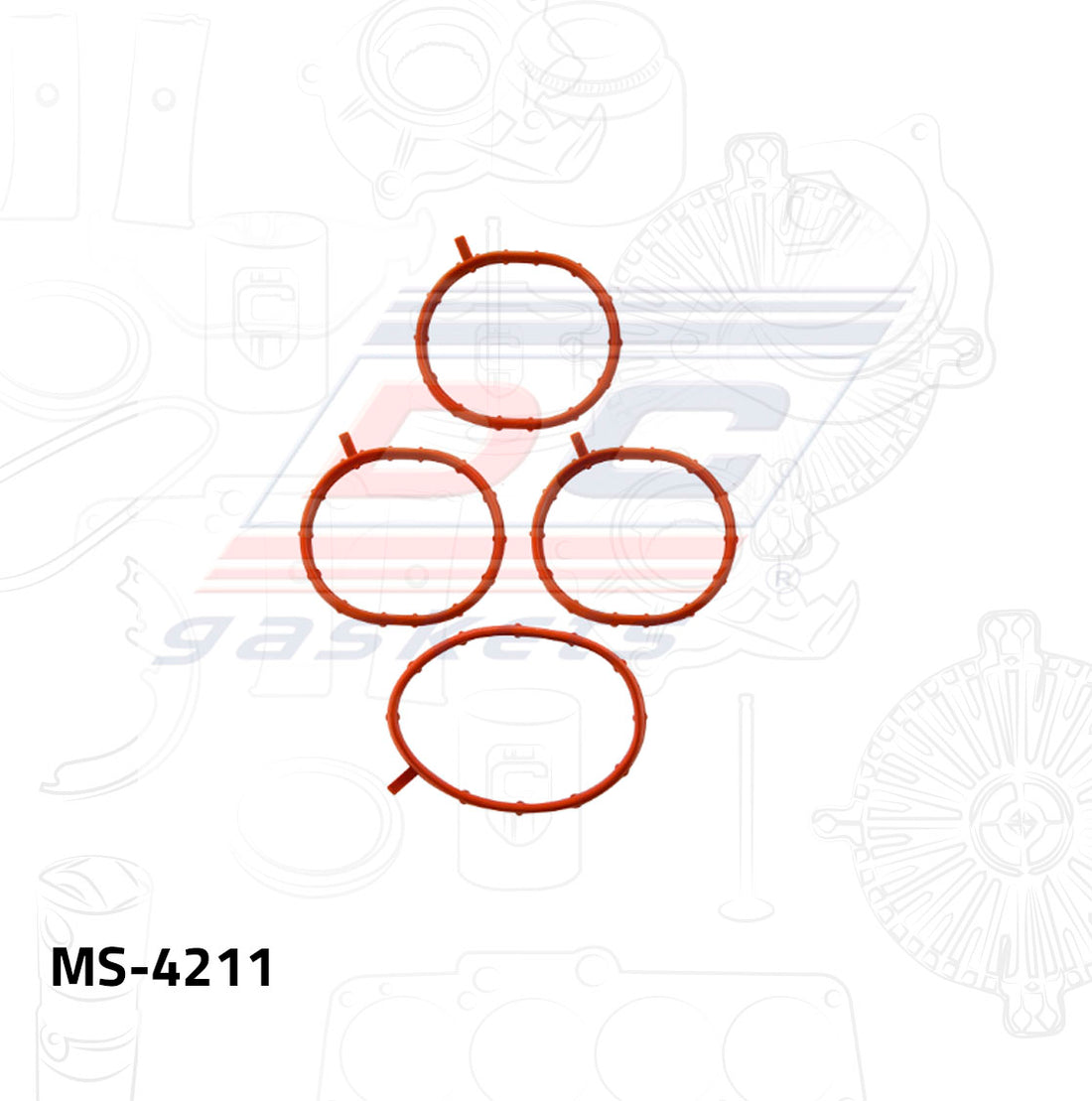 Empaque de múltiple admisión MS-004211 DC GASKETS