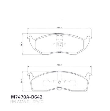 Balata Garanti M7470A-D642