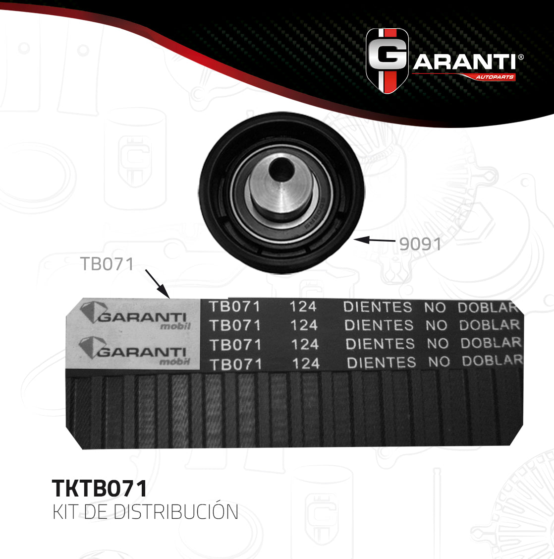 Kit Distribucion Garanti TKTB071