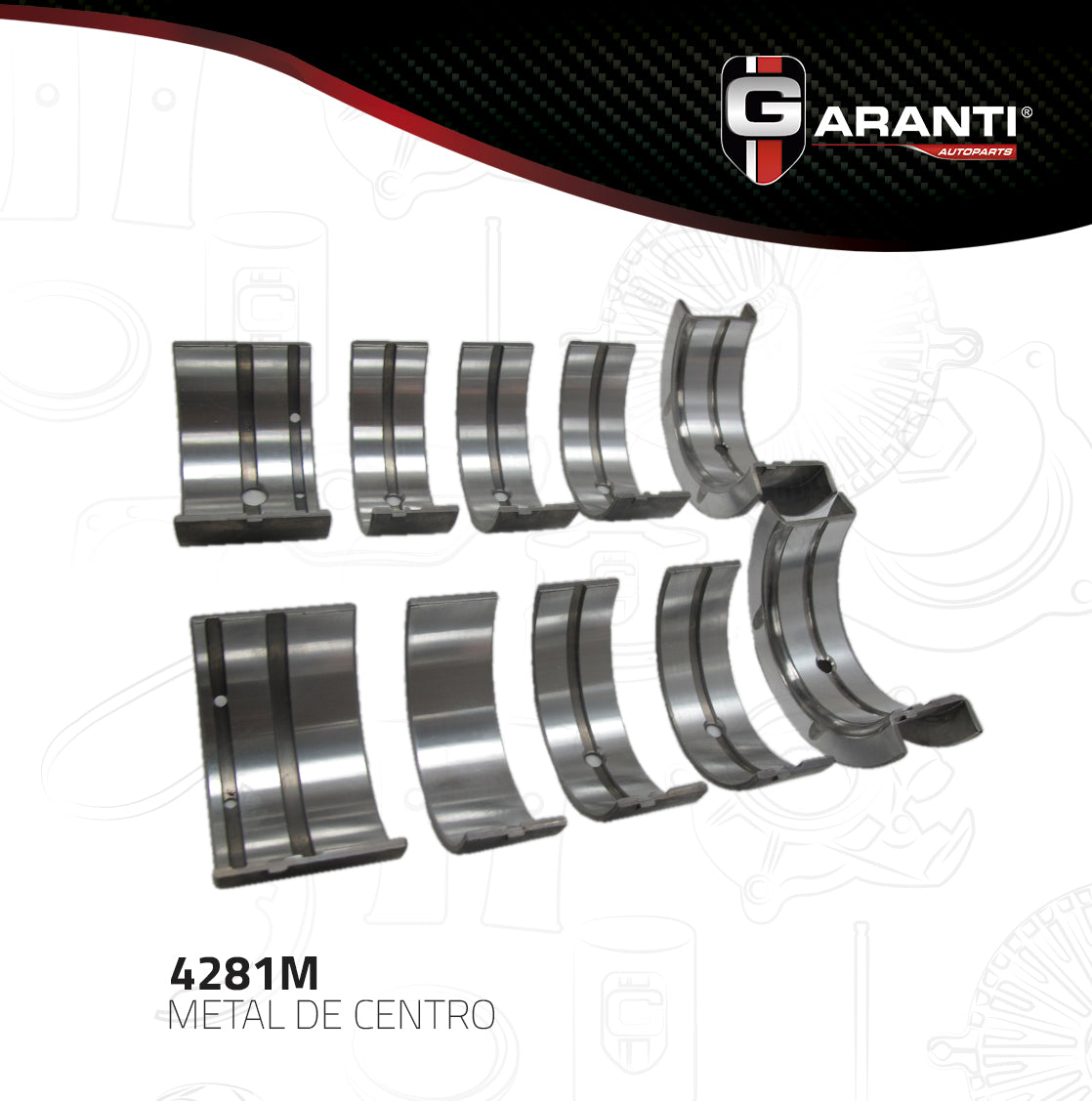 Metales Centro Garanti 4281MSTD