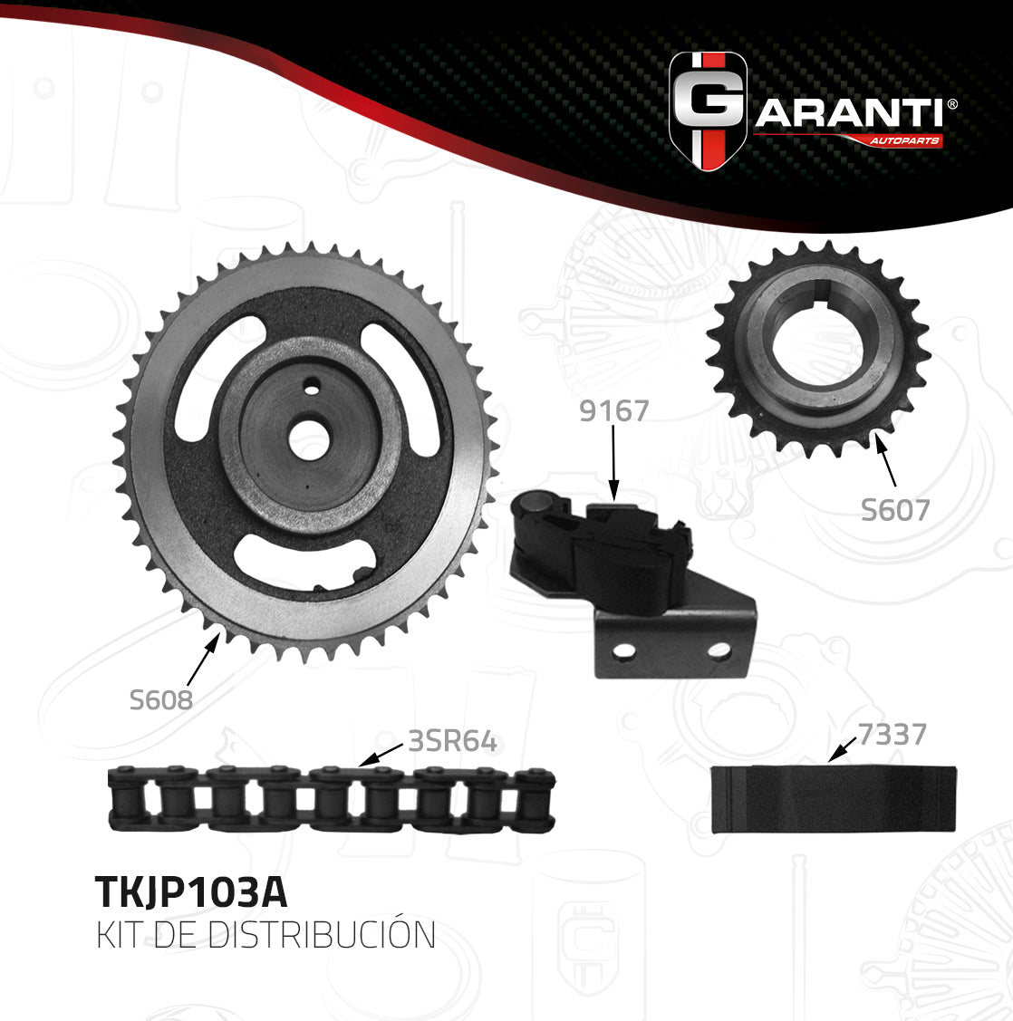 Kit Distribucion Garanti TKJP103A