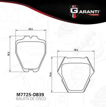 Balata Garanti M7725-D839