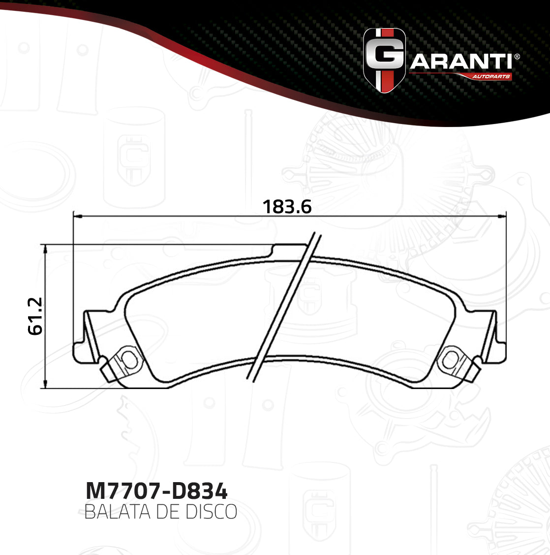 Balata Garanti M7707-D834