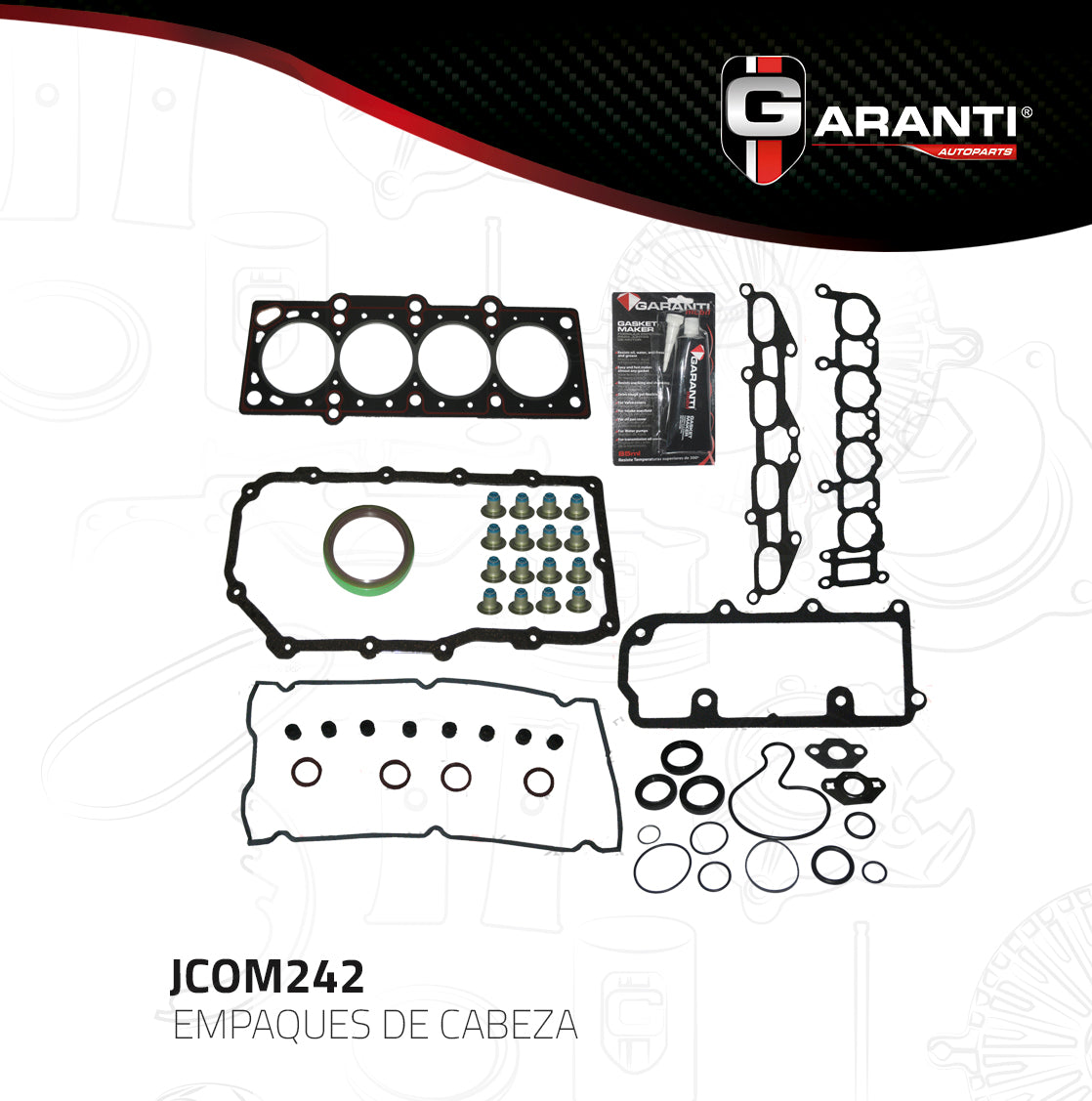 Juego Empaques Garanti JCOM242