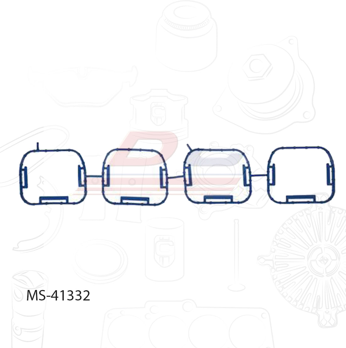 Empaque de múltiple admisión MS-041332 DC GASKETS