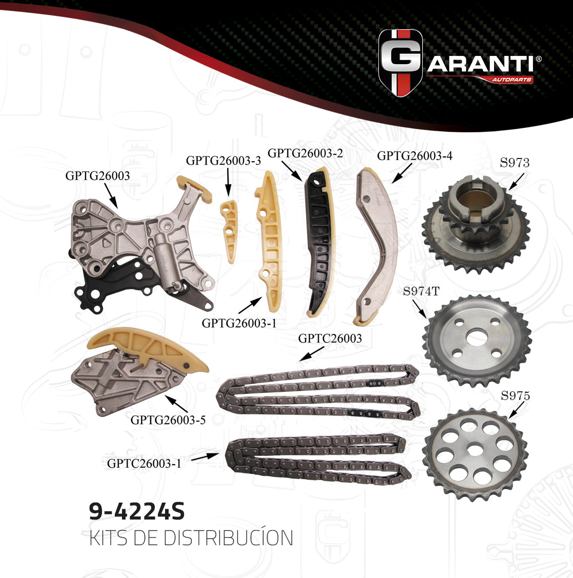 Kit Distribucion Garanti 9-4224S