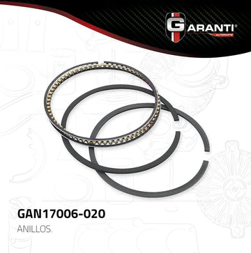 Anillos de pistón GAN17006-020 (GARANTI)