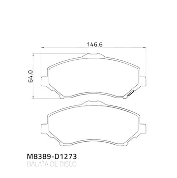 Balata Garanti M8389-D1273