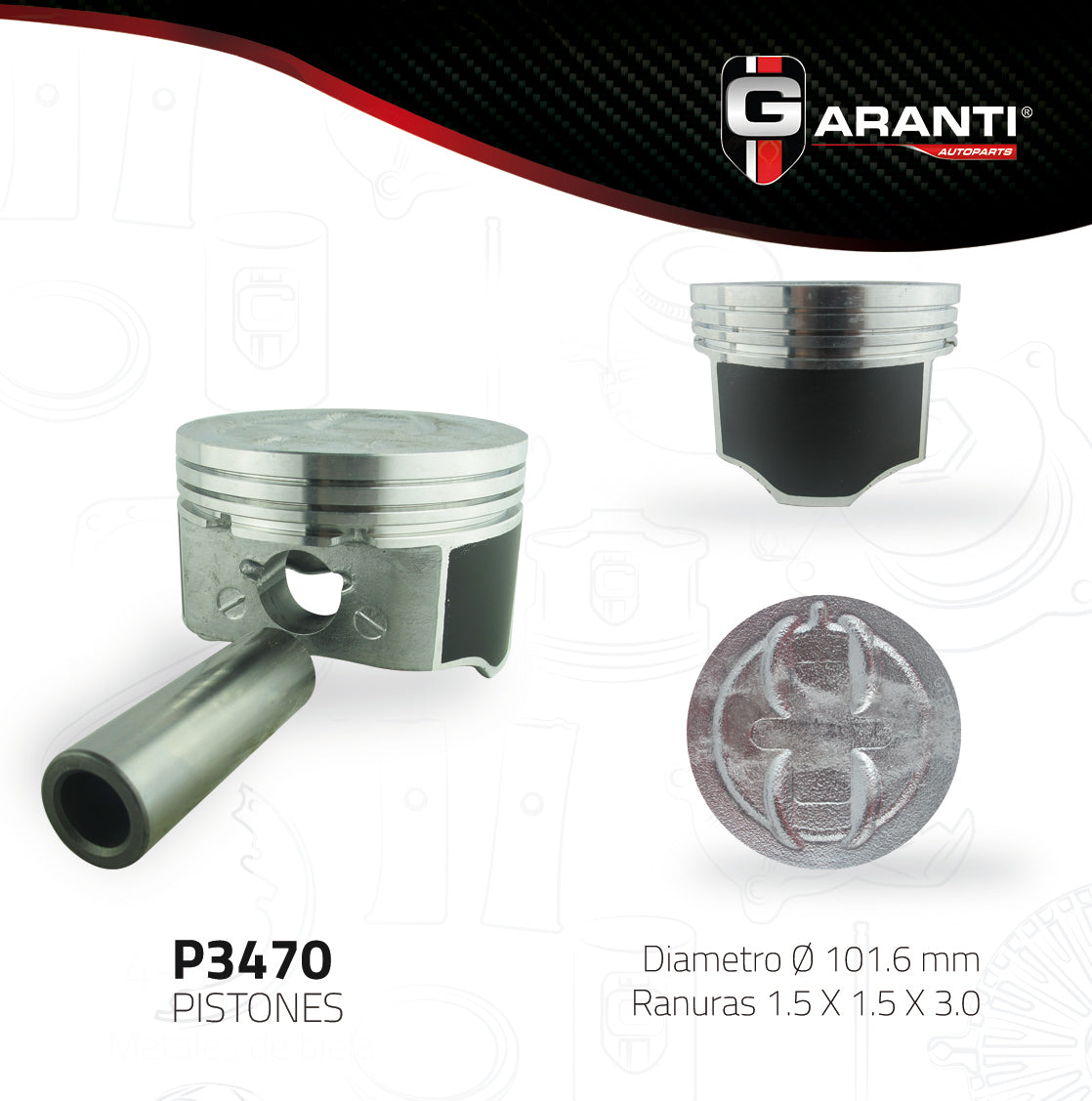 Pistones Garanti P3470STD