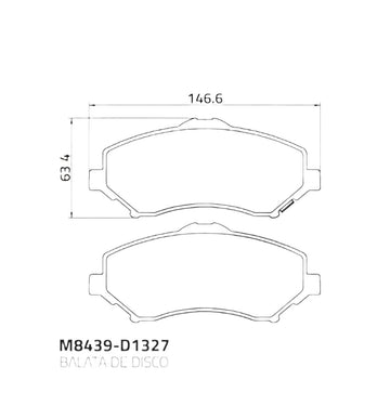 Balata Garanti M8439-D1327