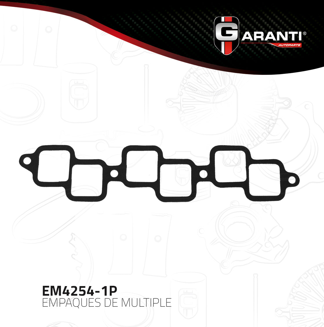 Empaque Pleno Admision Garanti EM4254-1P