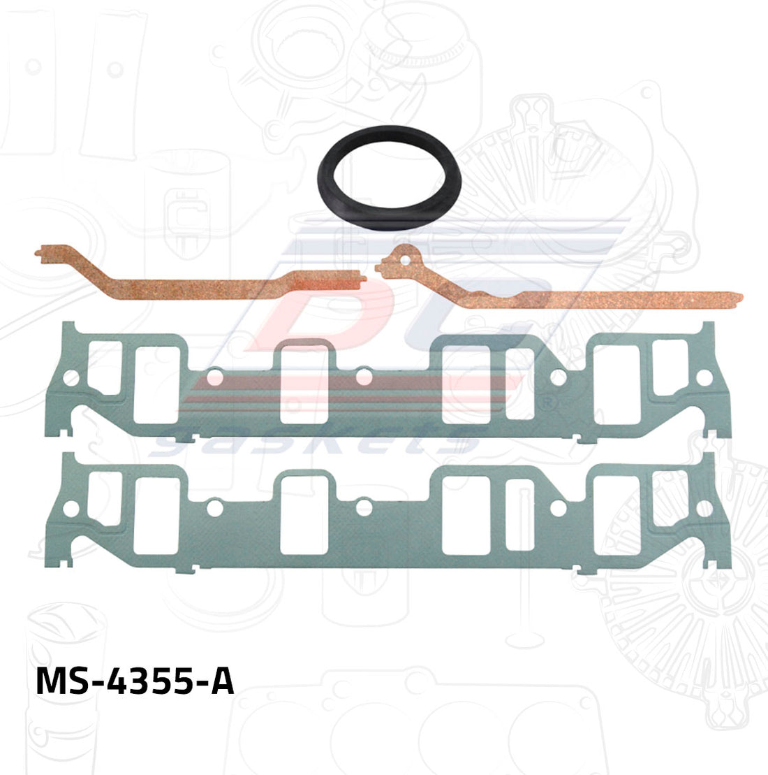 Empaque de múltiple admisión MS-004355-A DC GASKETS