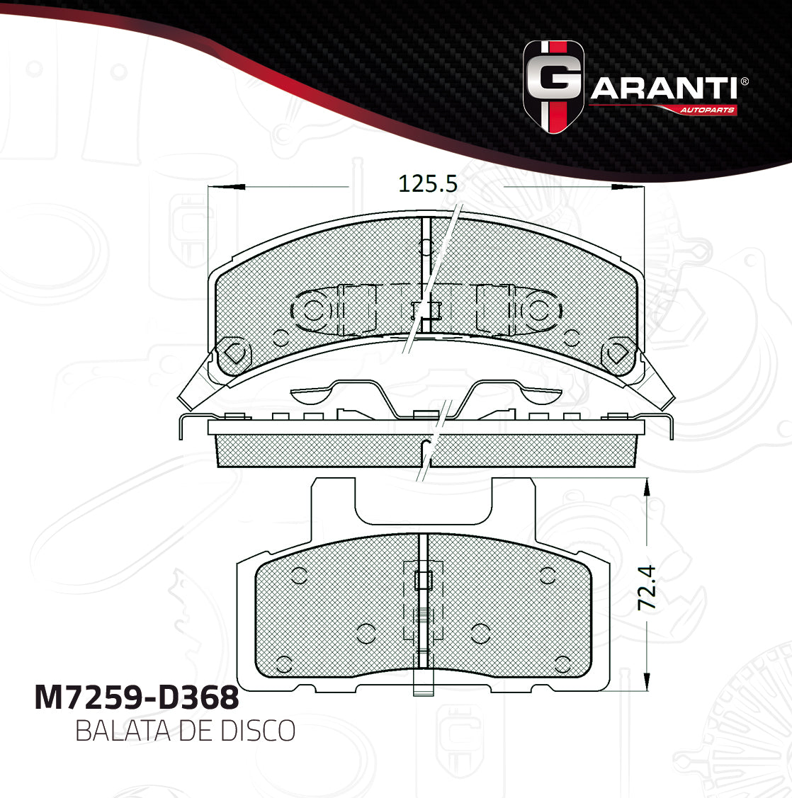 Balata Garanti M7259-D368