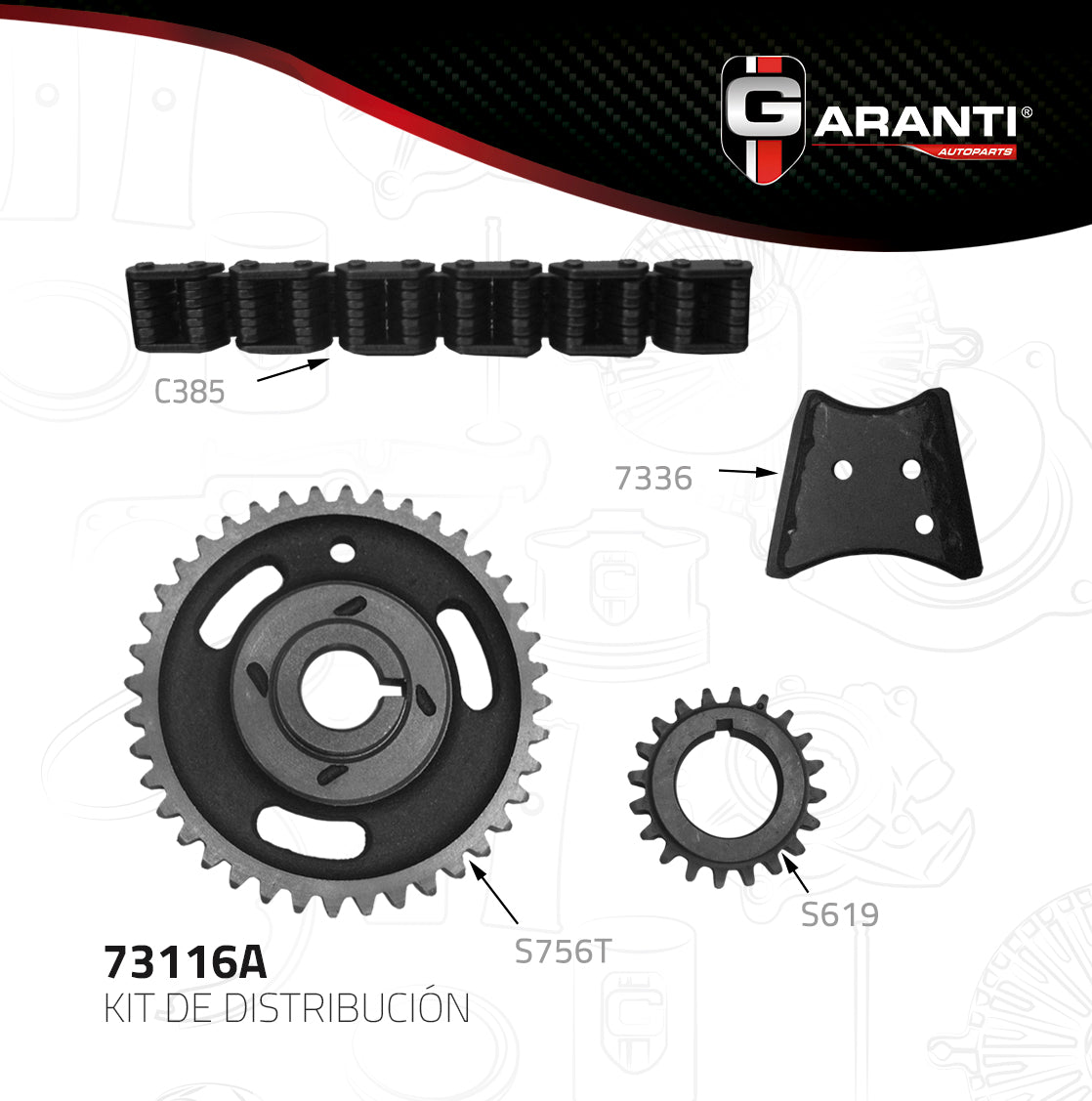 Kit Distribucion Garanti 73116A