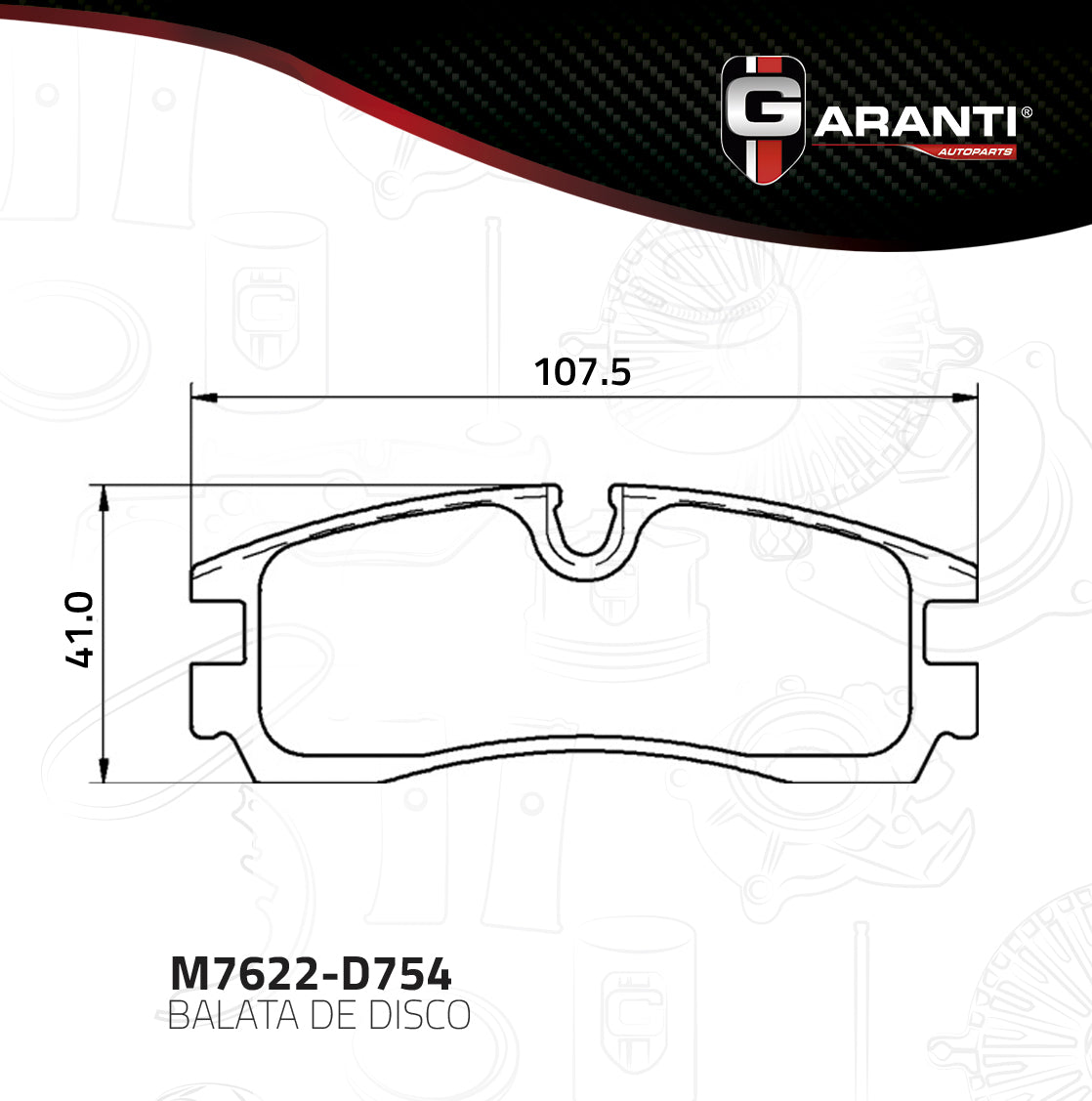 Balata Garanti M7622-D754