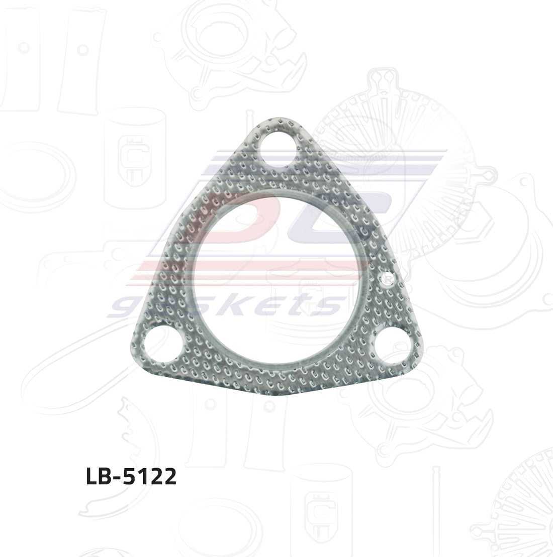 Empaque de múltiple Escape LB-005122 DC GASKETS