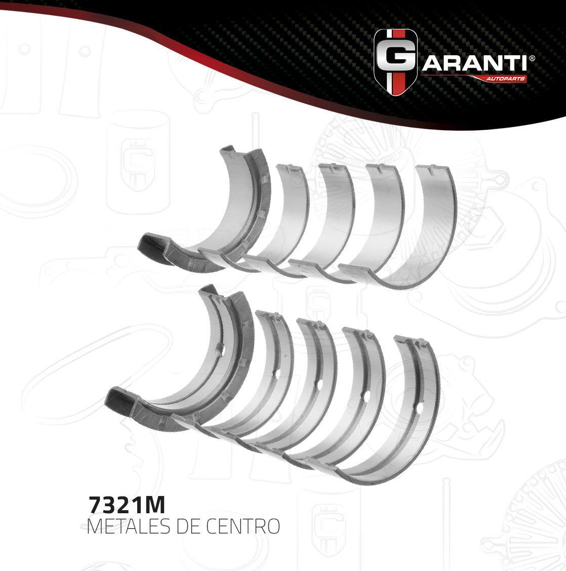 Metales Centro Garanti 7321MSTD