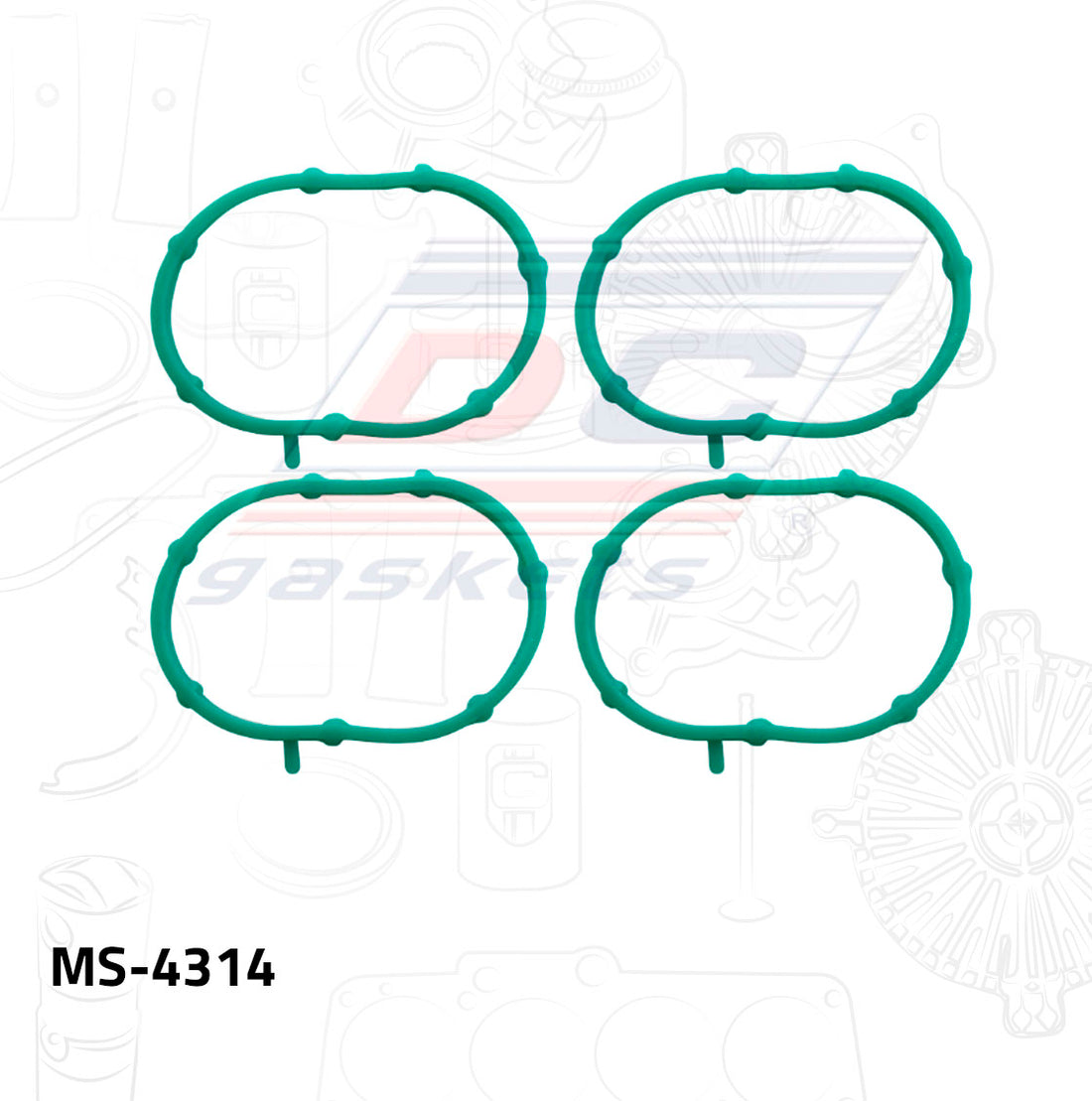 Empaque de múltiple admisión MS-004314 DC GASKETS