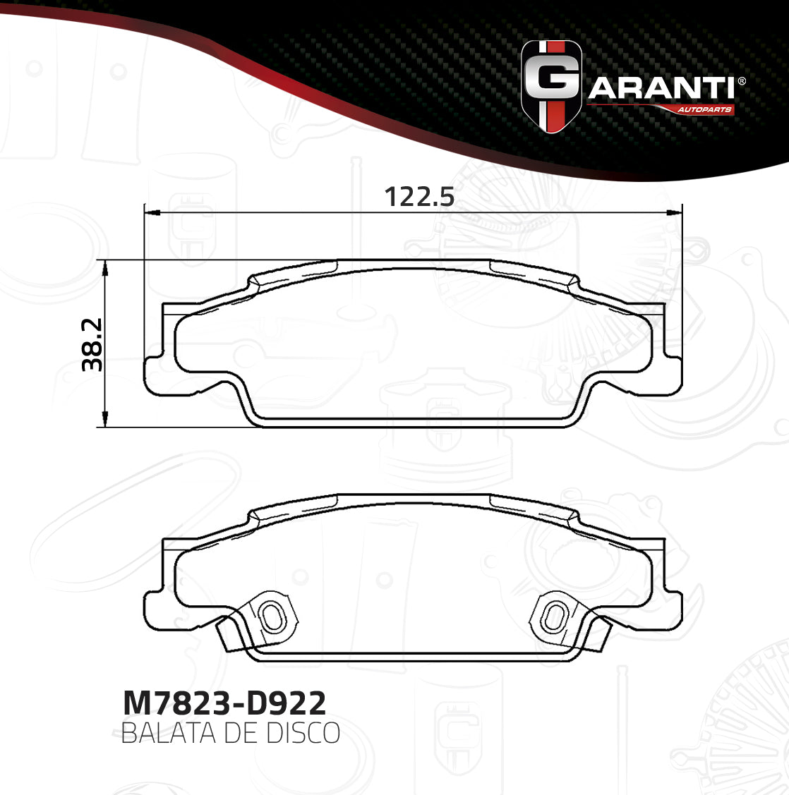 Balata Garanti M7823-D922