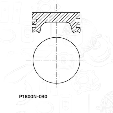 Pistones P1800N-030 (VEHYCO)