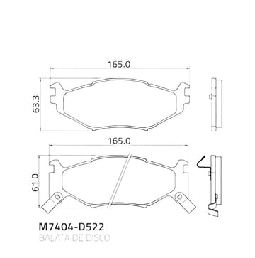 Balata Garanti M7404-D522