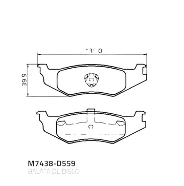 Balata Garanti M7438-D559