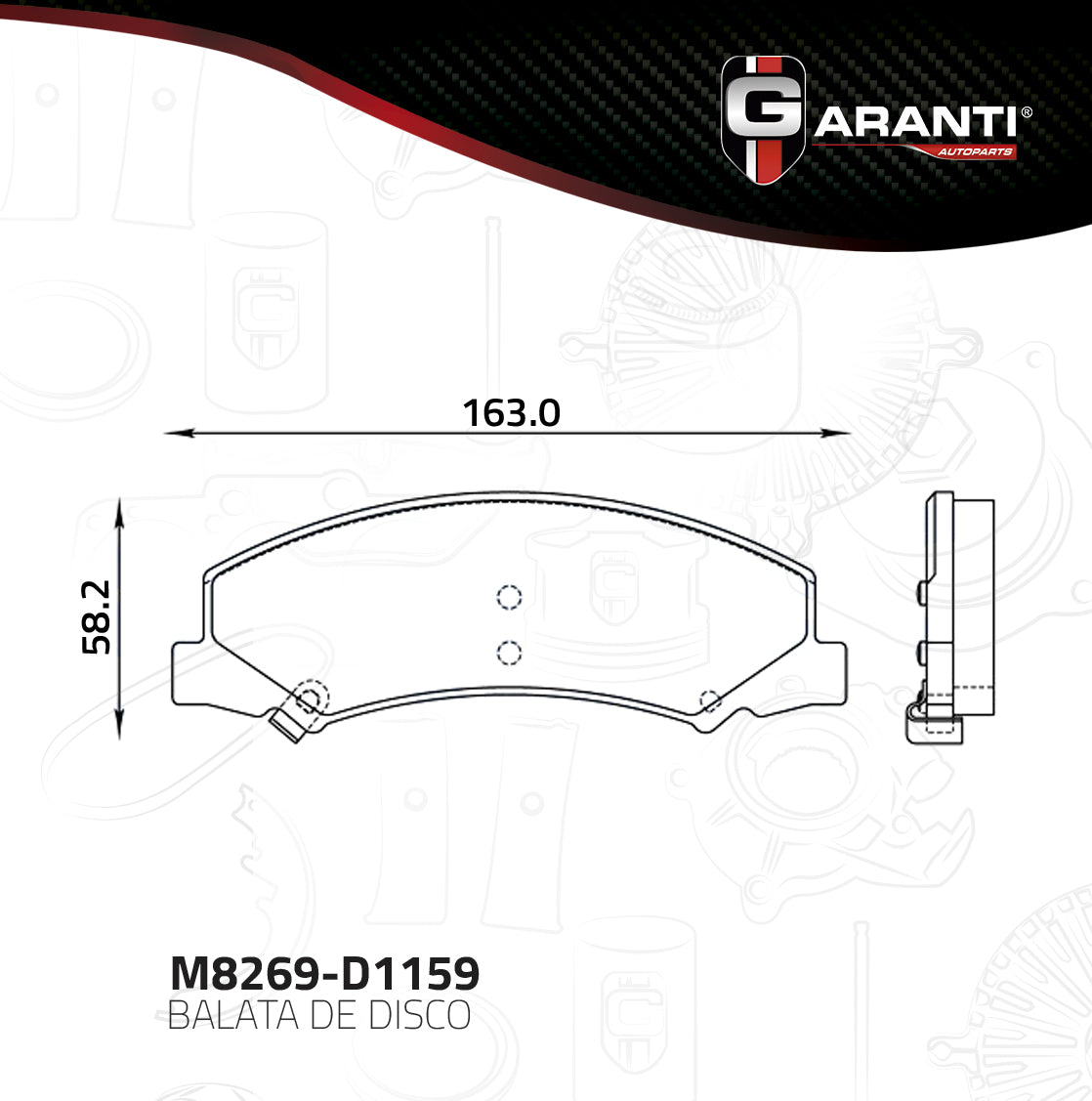 Balata Garanti M8269-D1159