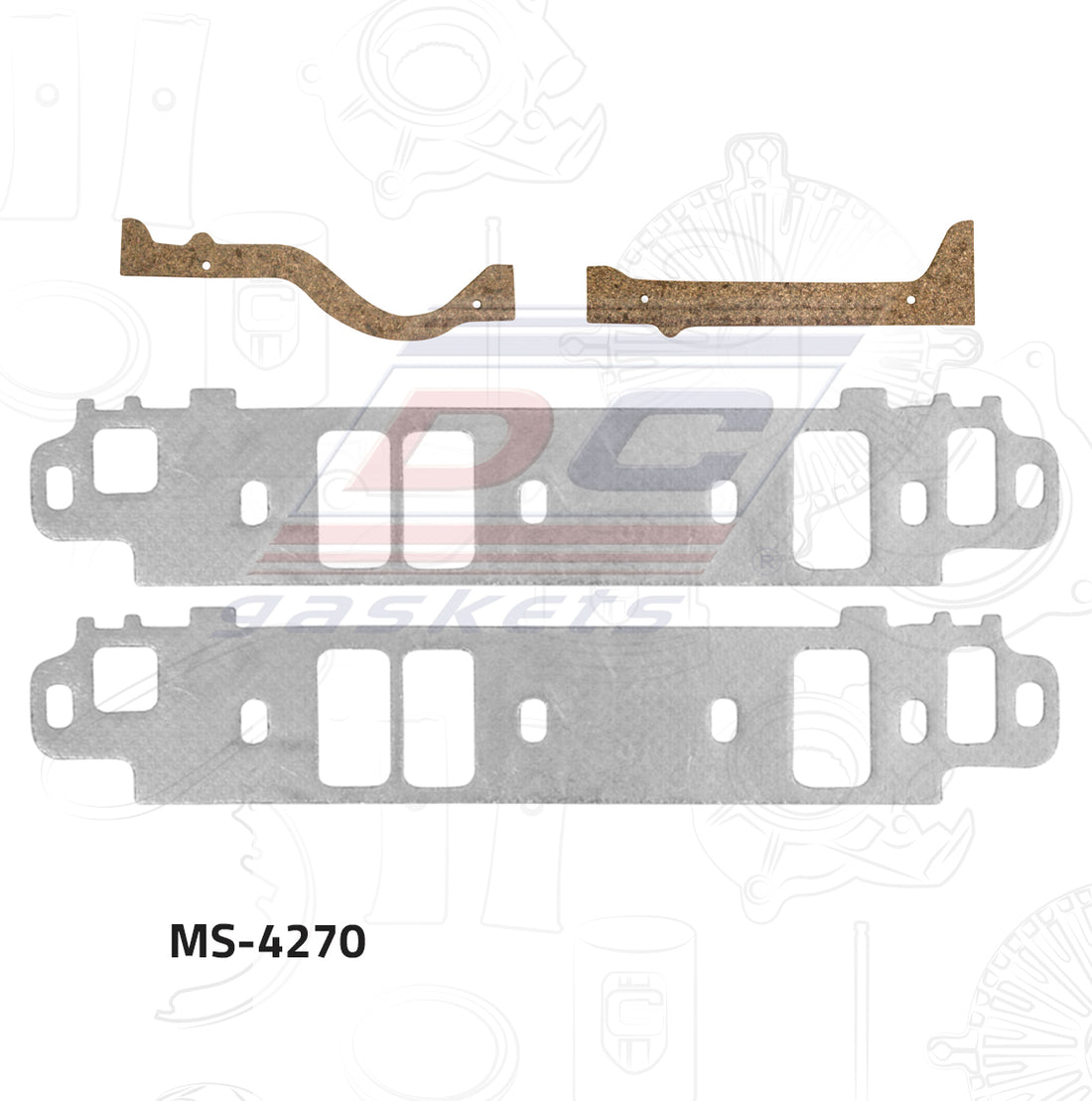 Empaque de múltiple admisión MS-004270 DC GASKETS