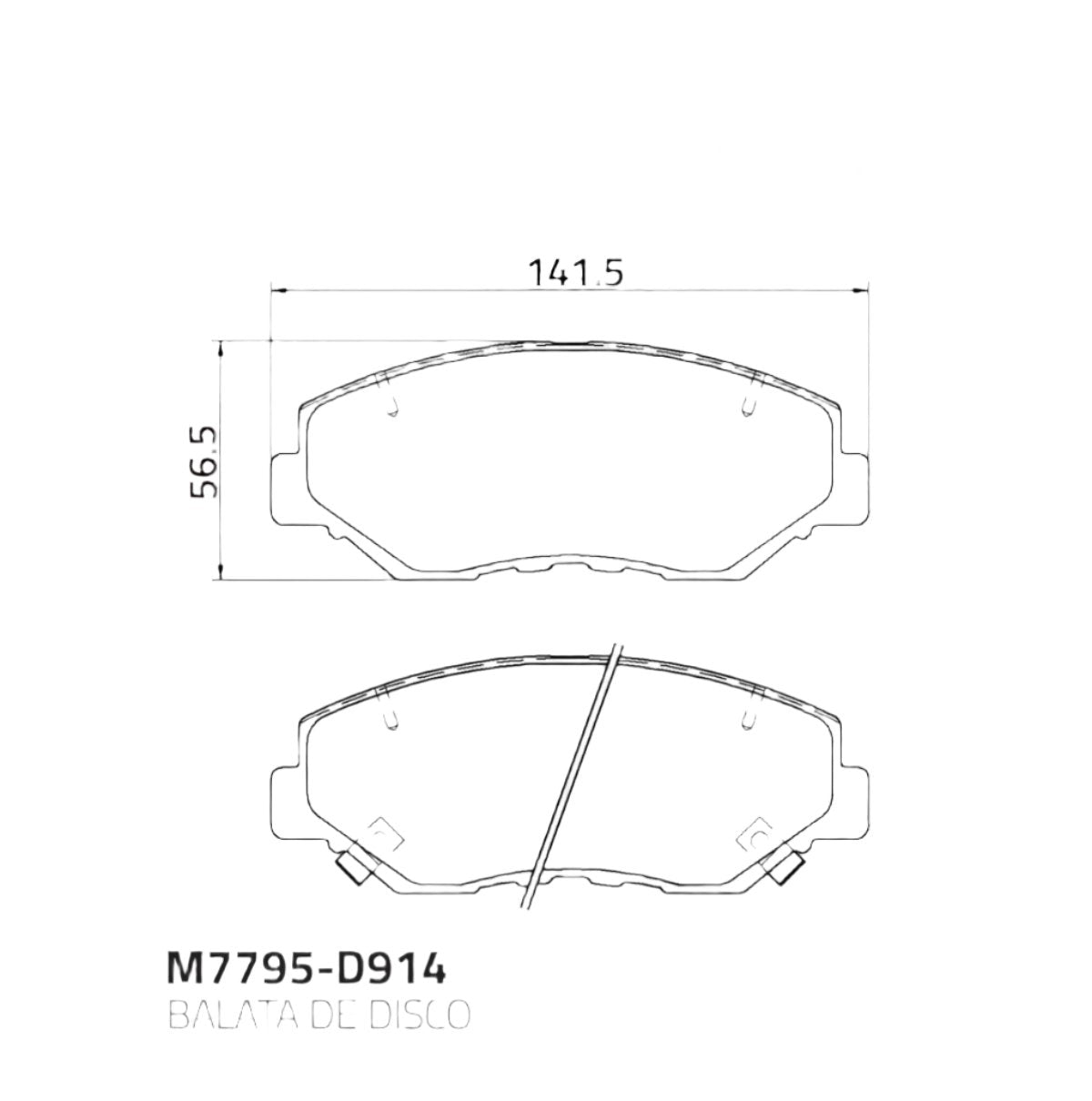 Balata Canabrake 7795-D914-CANA