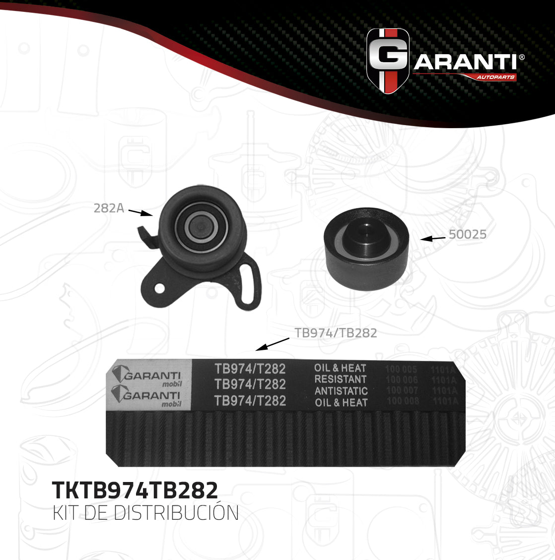 Kit Distribucion Garanti TKTB974TB282