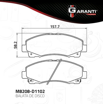 Balata Garanti M8208-D1102