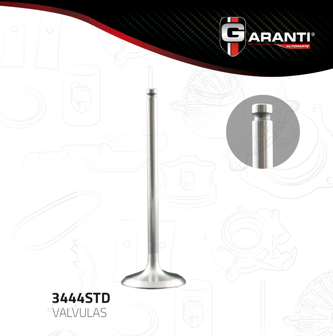 Valvula Admision Garanti 3444STD