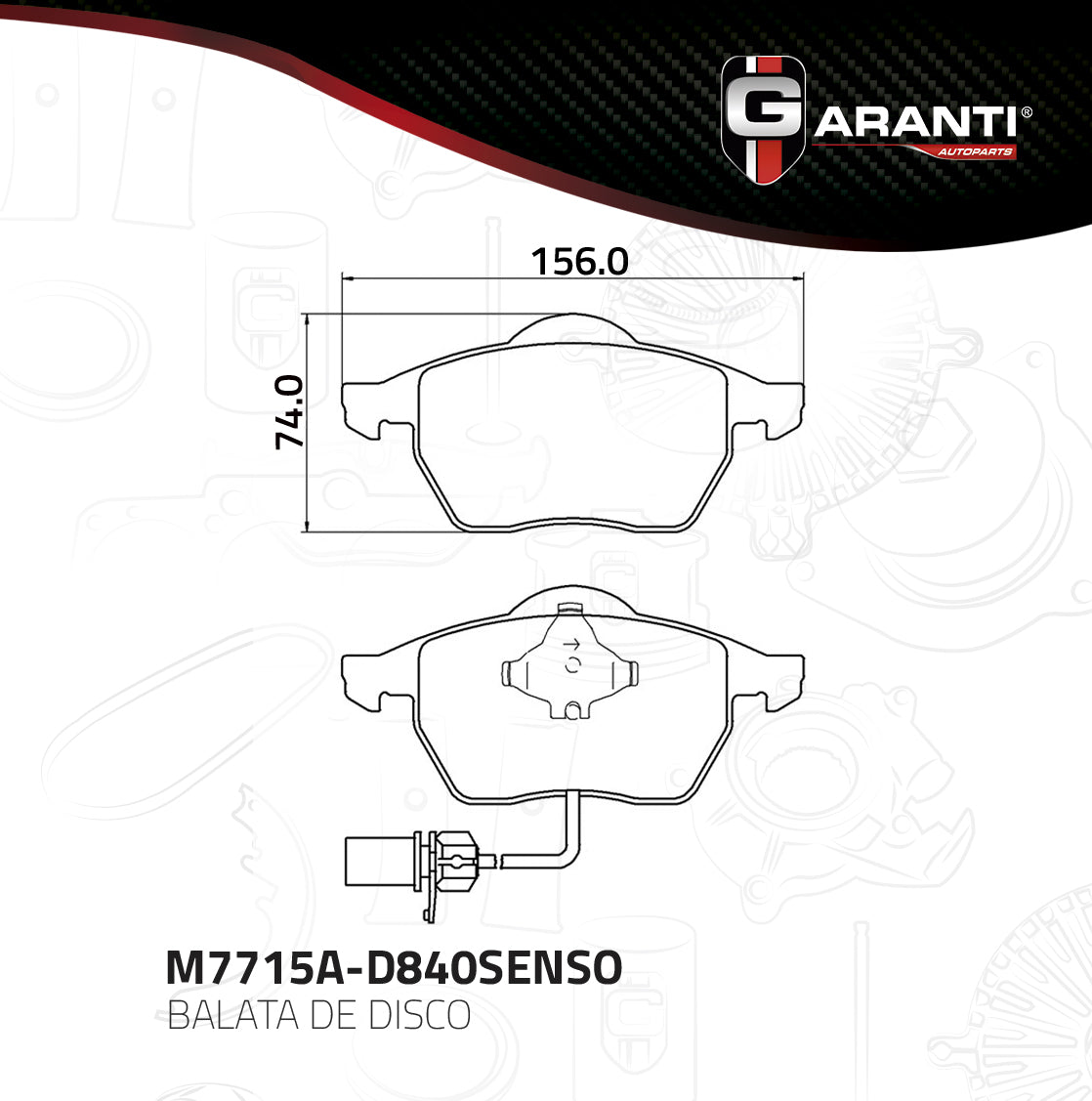 Balata Garanti M7715A-D840SENSO