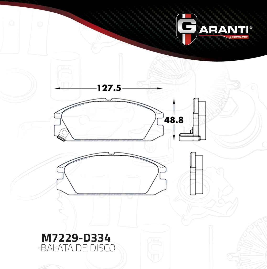 Balata Garanti M7229-D334