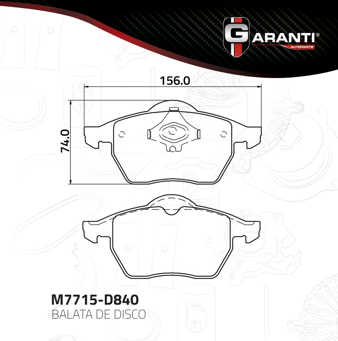 Balata Garanti M7715-D840