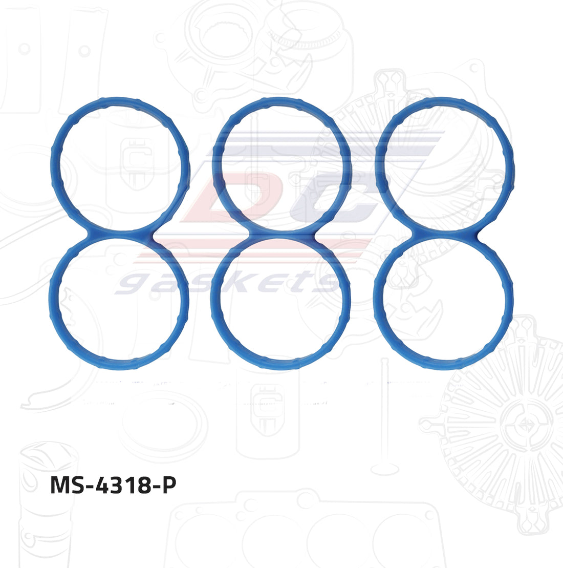 Empaque de múltiple pleno MS-004318-P DC GASKETS